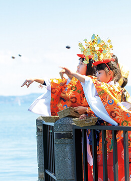 江の島に春の到来を告げる恒例イベントが開催