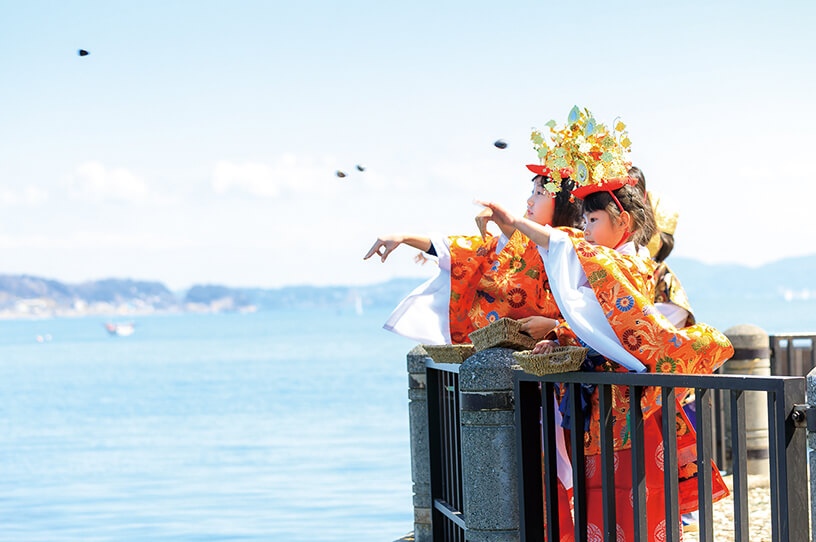 江の島に春の到来を告げる恒例イベントが開催の画像