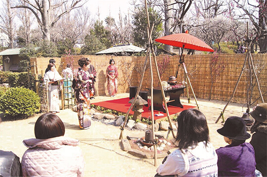 都内屈指の梅の名所・羽根木公園で開催