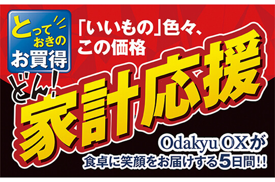 とっておきのお買得商品をそろえた大感謝祭