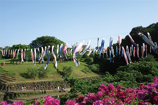 空を泳ぐこいのぼりと一緒に楽しめる春のイベント