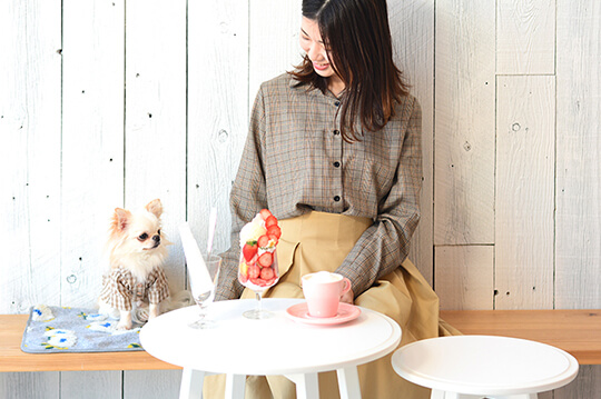 至福のパフェを愛犬と　藤沢本町のおしゃれカフェ