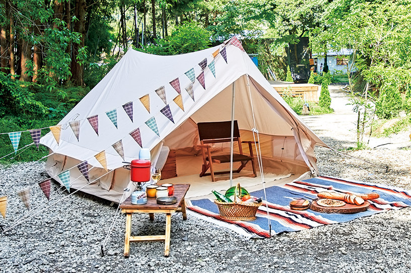 夏休みにおでかけしたいキャンプ場の画像